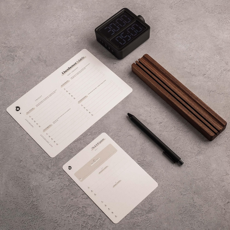 eisenhower matrix, eisenhower matrix cards, priority matrix, decision matrix, a5 card, priority tracker, priority planner, priority to do list, priority task list, productivity tracker, productivity tool, time management, to do list cards, printed cards, pros and cons list