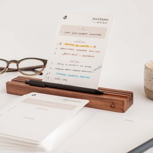 1-3-5 Method Planner | Priority List | Printed Daily To Do List Cards w/ Holder Stand | 1 3 5 Rule | Task & Priorities Management System