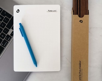 Graph Paper Cards | Grid Paper Memo Cards | Graph-style Planner Inserts | Daily To-Do List Cards — Printed, A5 & A6 Size Grid-Based Cards