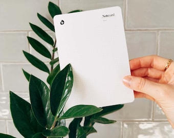 Dot Grid Memo Cards | Bullet Journal Style, A5/A6 Size
