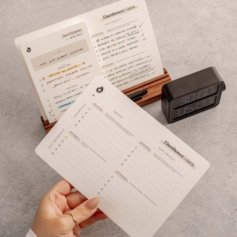 eisenhower matrix, eisenhower matrix cards, priority matrix, decision matrix, a5 card, priority tracker, priority planner, priority to do list, priority task list, productivity tracker, productivity tool, time management, to do list cards, printed cards, pros and cons list