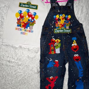 Custom Sesame Street Birthday Set