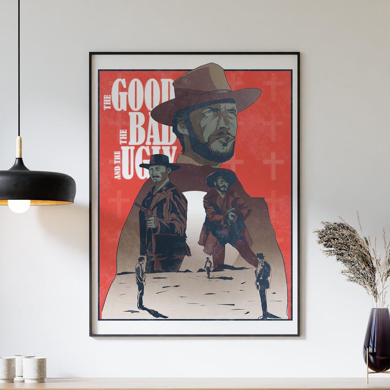 The Good the Bad and the Ugly Poster - Etsy