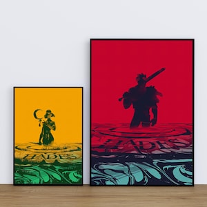 2pc Set - Hades Poster - Game Print