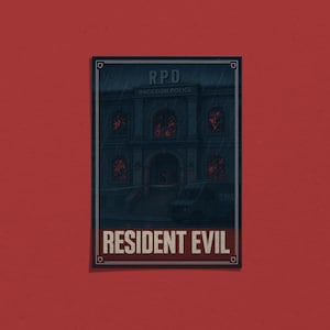 Resident Evil Poster - Game Print