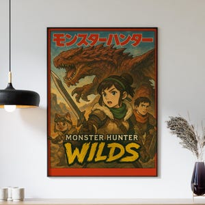 Monster Hunter Wilds Poster - Game Print