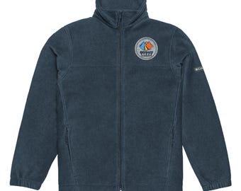 Cozy Fleece Jacket with Custom Embroidery, Unisex Columbia Fleece, Perfect Gift for Outdoors, Casual Wear, Warm Layering