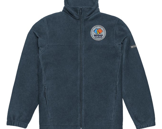 Cozy Fleece Jacket with Custom Embroidery, Unisex Columbia Fleece, Perfect Gift for Outdoors, Casual Wear, Warm Layering