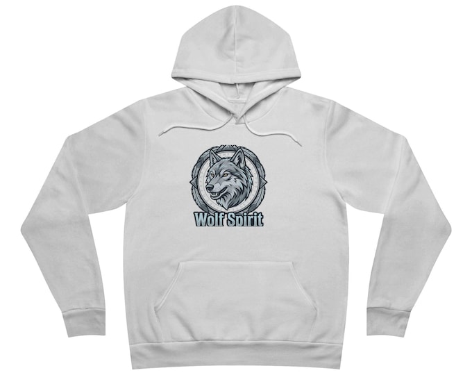 Wolf Spirit hoodie | Wolf head emblem sweatshirt