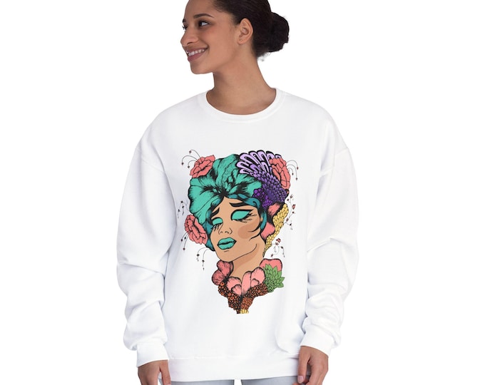 Gift,Cozy NuBlend Crewneck Sweatshirt - Unisex, Comfortable and Stylish Sweatshirt, Perfect Gift for All Ages, Holiday Season Jumper, Warm