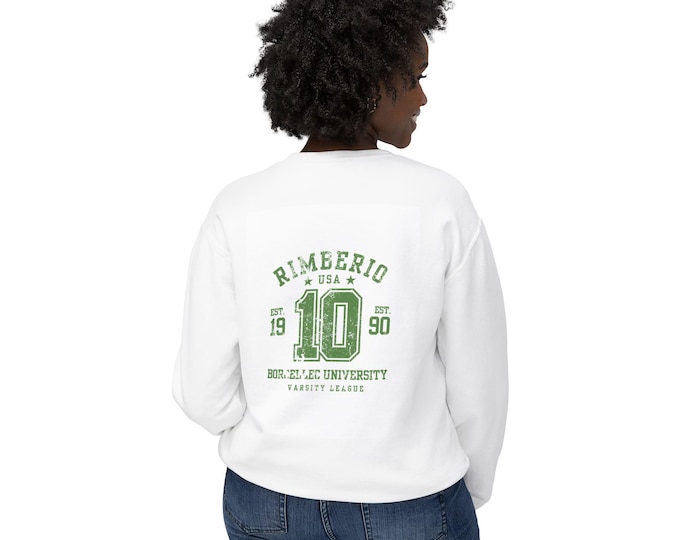 Gift,Vintage College Crewneck Sweatshirt - Retro Unisex Sweatshirt, Lightweight Crew Jumper, Classic College Apparel, Cozy Pullover, Unique