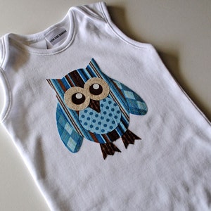 Owl Applique Template, Bird, Animal, Owl on Branch, Valentine Owl, DIY, Children, PDF Pattern by Angel Lea Designs image 2