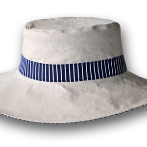 Mens Hat Pattern. PDF Digital Pattern. Escape Man Hat Sewing Pattern. Reversible Sun Hat for Guys. Instant Download image 2