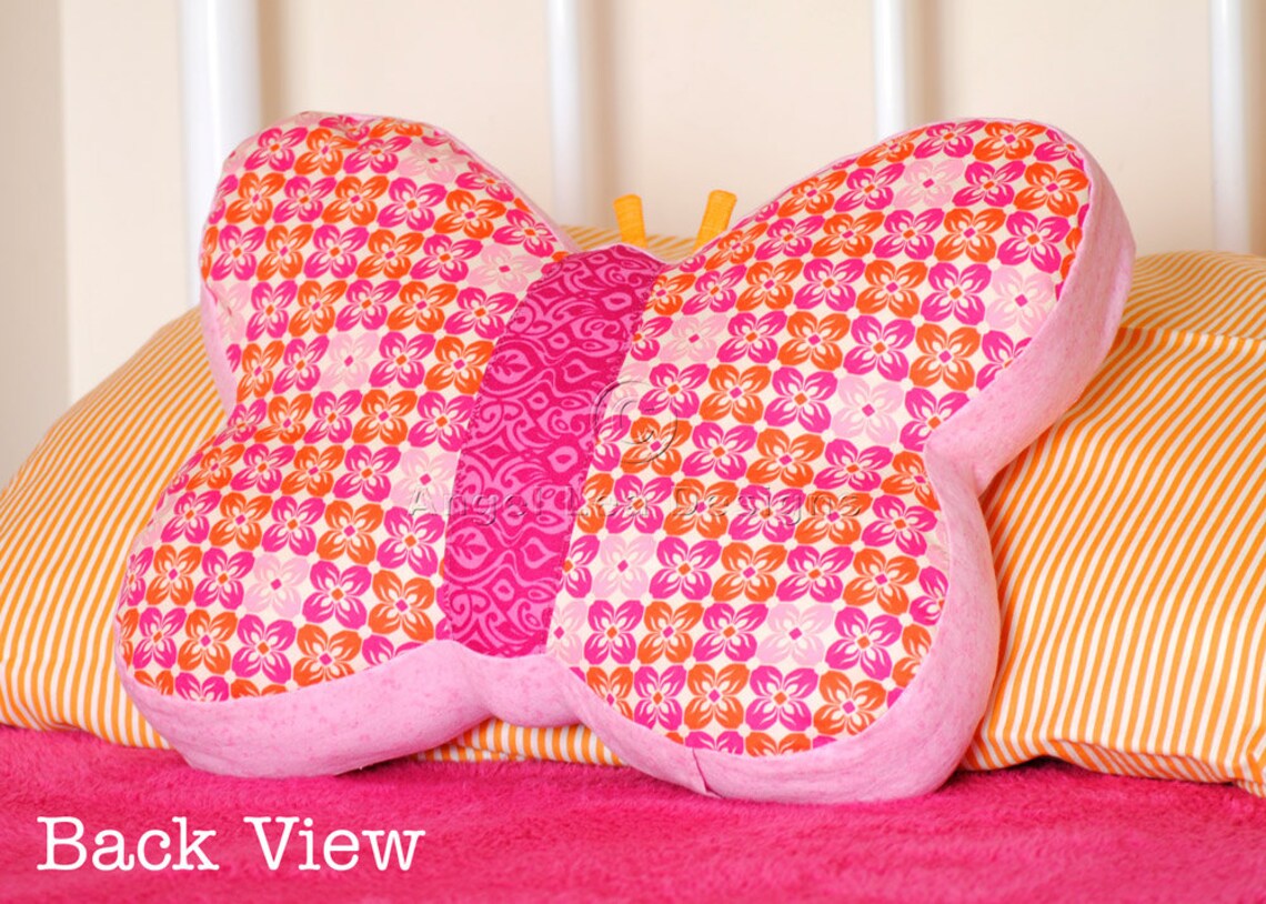 Butterfly Cushion Pattern PDF Sewing Pattern Butterfly Pillow Etsy