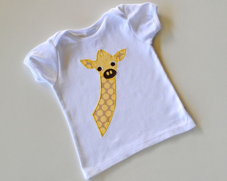 Baby Giraffe Applique Template Animal DIY Children PDF | Etsy