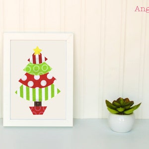 Christmas Tree and Presents Applique Template, Gifts, DIY. PDF Pattern by Angel Lea Designs, Instant Download Digital Pattern image 4