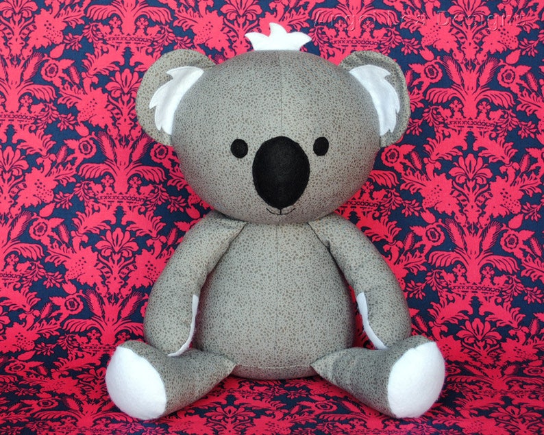 Koala Softie Sewing Pattern PDF Sewing Pattern Koala Stuffed Animal Pattern image 3