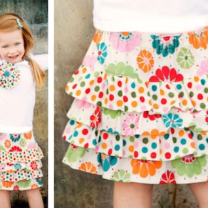 Ruffle Skirt Pattern. PDF Sewing Pattern and Tutorial for Lexi Ruffle ...
