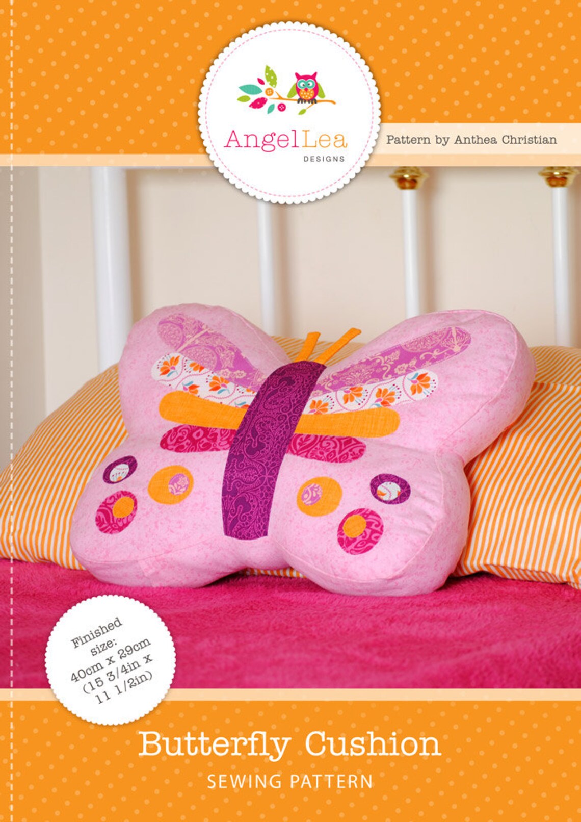 Butterfly Cushion Pattern PDF Sewing Pattern Butterfly Pillow Etsy UK