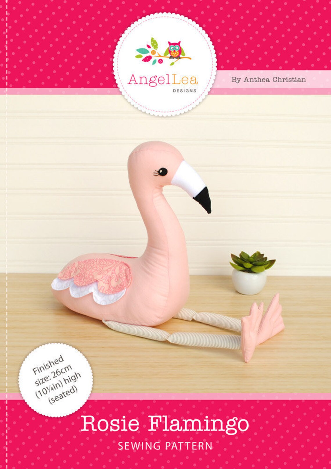 Patron De Couture Flamant Rose Doux Motif Peluche Flamant Rose Rosie 