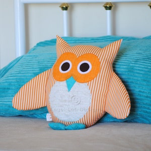 Owl Softie Pattern. PDF Sewing Pattern for Owl Softie, Cushion, Pillow, Plushie, Nursery Bedding Home Decor, How To DIY by Angel Lea Designs image 4