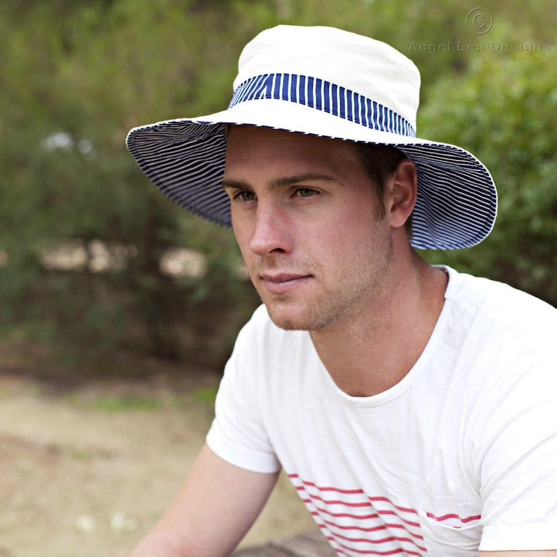 Escape Sun Hat HARD COPY Paper Sewing Pattern Mens and Boys Hat Pattern