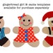 Gingerbread Man Applique Template. Make Your Own - Etsy