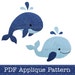 see more listings in the PDF Applique Templates section