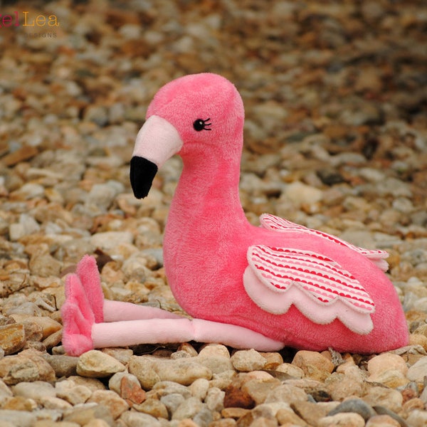 Flamingo Sewing Pattern Rosie Flamingo Stuffed Animal Pattern PDF Softie