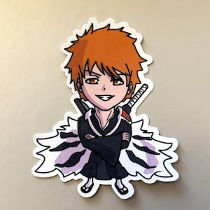 Ichigo Kurosaki Glossy Vinyl Sticker | Bleach Anime | Unofficial, Fanmade, Original Design