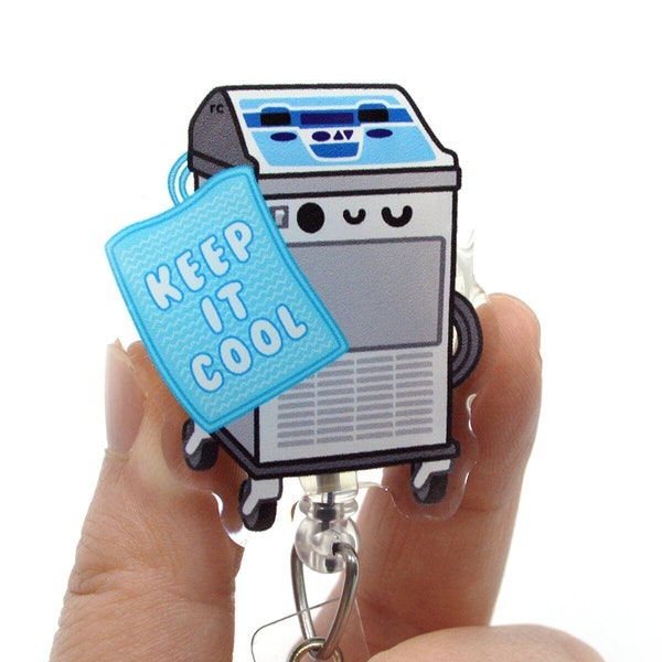 Keep It Cool Acrylic Badge Reel for Nurses, Nursing Students, PACU, Med Surg Nurses Week Gift, New Grad RN Lanyard, Critical Care, roocharms