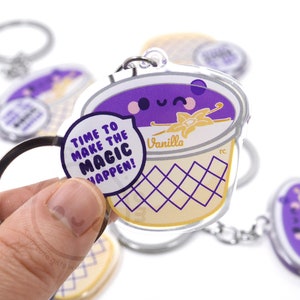 Make The Magic Happen 2in Keychain for Registered Dietitians, Dietetic Students, Nurses, Nursing Students, RD, Med Surg, Speech and Swallow