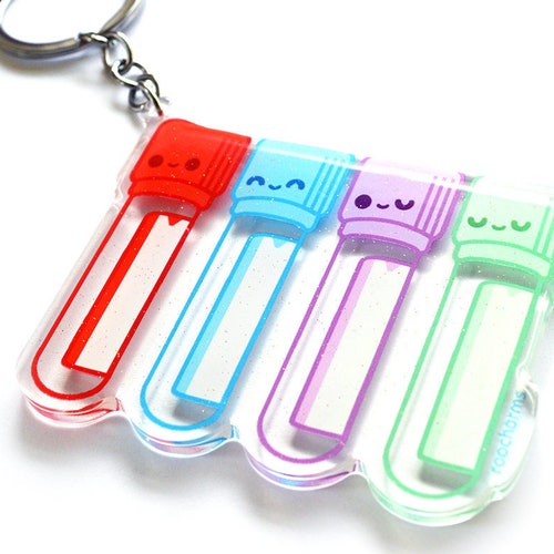 Blood Keychain Phlebotomy Gift Phlebotomist Keychain Blood Etsy