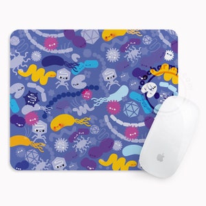 Microbiology Mousepad, Virus, Bacteria Researcher, Lab Tech, MLS, MLT, Medical Laboratory Scientist, Clinical Lab, Cute Biology Teacher Gift