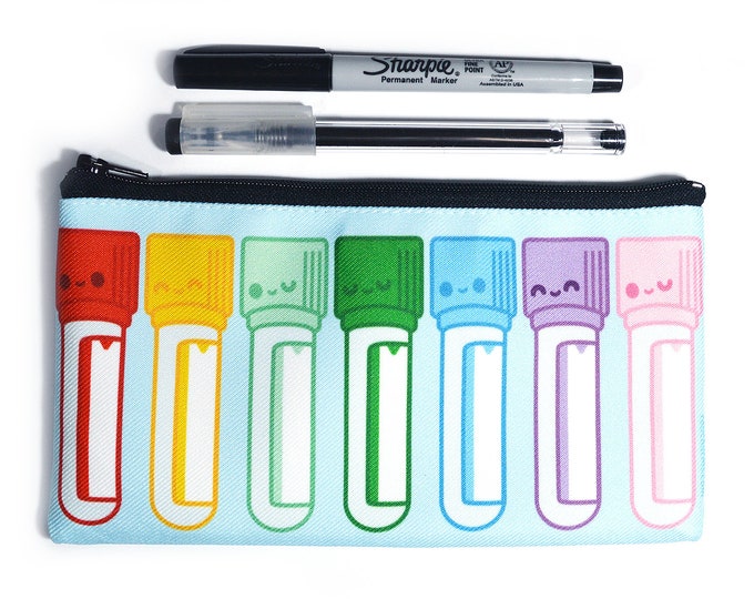 Phlebotomist Era Make-up-Tasche – Segeltuch, Reißverschluss, 24x16,5 Cm, Perfekt Für Medizinisches Fachpersonal