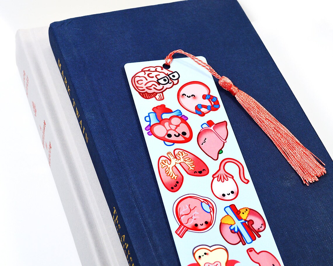 METAL Anatomy Bookmark Biology Gift Medical Student Nursing Etsy