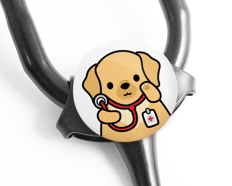 Pomeranian Stethoscope Tag Personalized Stethoscope tag Etsy