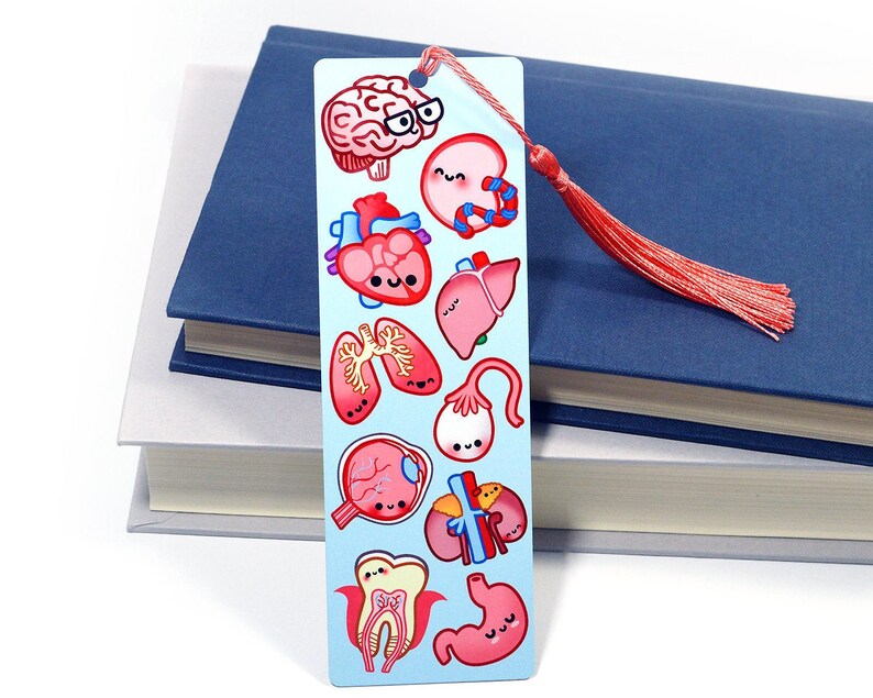 METAL Anatomy Bookmark Biology Gift Medical Student Nursing Etsy