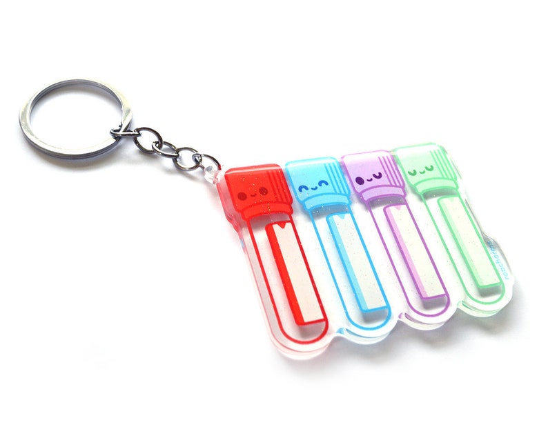 Blood Keychain Phlebotomy Gift Phlebotomist Keychain Blood Etsy
