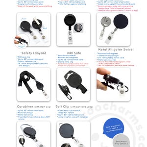 The image is a collection of various items, including a belt clip, a safety lanyard, a belt clip, a carabiner, and a standard belt clip. The items are displayed in different orientations and angles, showcasing their features and designs.
