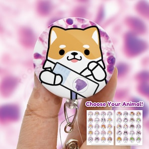 Histology Badge Reel, Scientist Lanyard, Researcher, Lab Week Gift, MLT, MLS, Clinical Lab Gift, Science, Pathologist, Pathology ID Holder