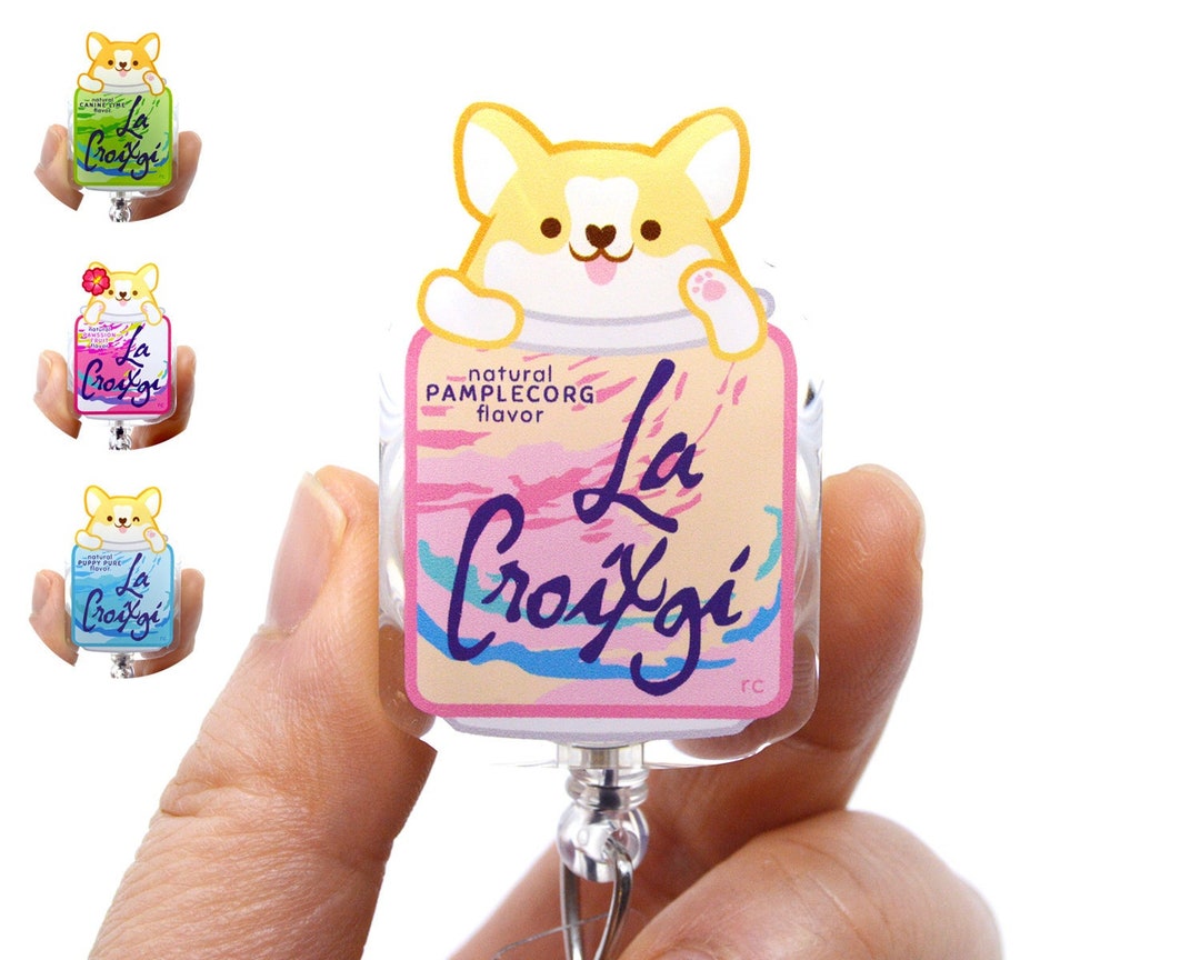 Acrylic Badge Reel for Nurses, Nursing Students, Pharmacy Techs, Teachers, Lab Techs