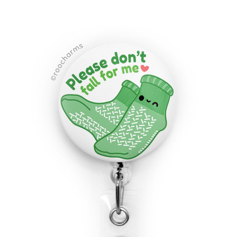 Don't Fall Badge Reel, Charge Nurse, Nursing Student, New Graduate Nurse, Nursing Assistant, Nurses Week, Medical Surgical, ICU, Cute Gift Green