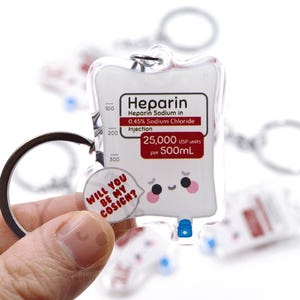 Heparin Keychain - Etsy