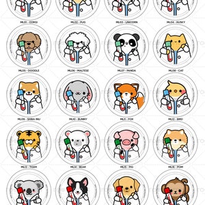 Medical Laboratory Scientist Badge Reel MLS Lanyard, MLT ID Holder Lab Tech Gift Lab Week, Phlebotomist, Blood Tube Researcher, Clinical Lab image 4