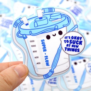 Suction Canister Waterproof Nurse Vinyl Sticker Decal, New Nurse Gift, Respiratory Therapist RT, Nursing Assistant Nursing Student roocharms
