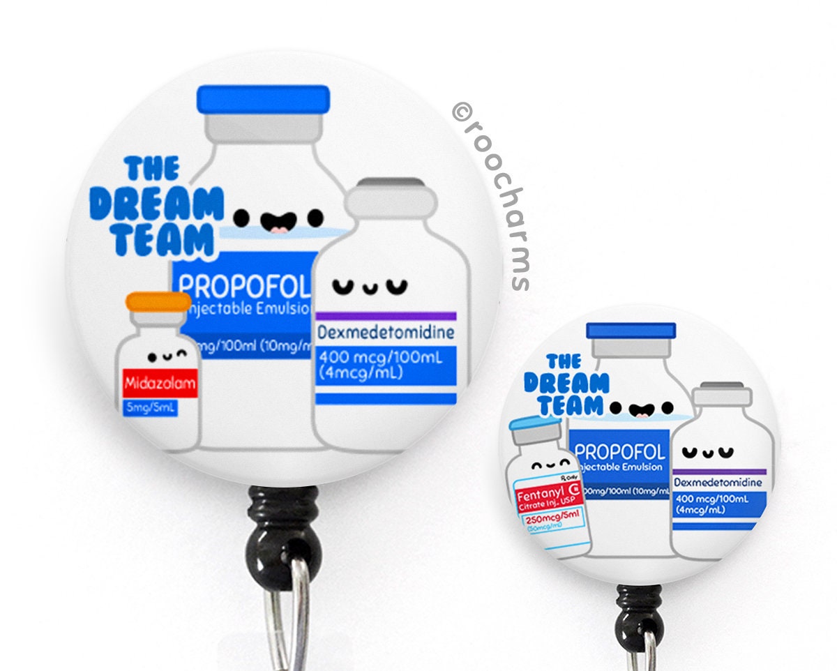 Dream Team Badge Reel, ICU Nurse, Anesthesiologist, CRNA, Surgical, M…