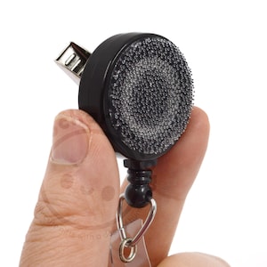 ADD ON - Interchangeable Badge Reels, Swappable, Retractable, Healthcare, roocharms Acrylic Topper compatible, Interlocking Plastic Fastener