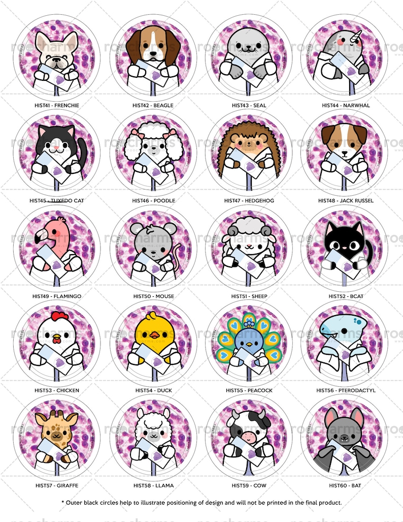 Histology Badge Reel, Scientist Lanyard, Researcher, Lab Week Gift, MLT, MLS, Clinical Lab Gift, Science, Pathologist, Pathology ID Holder image 6