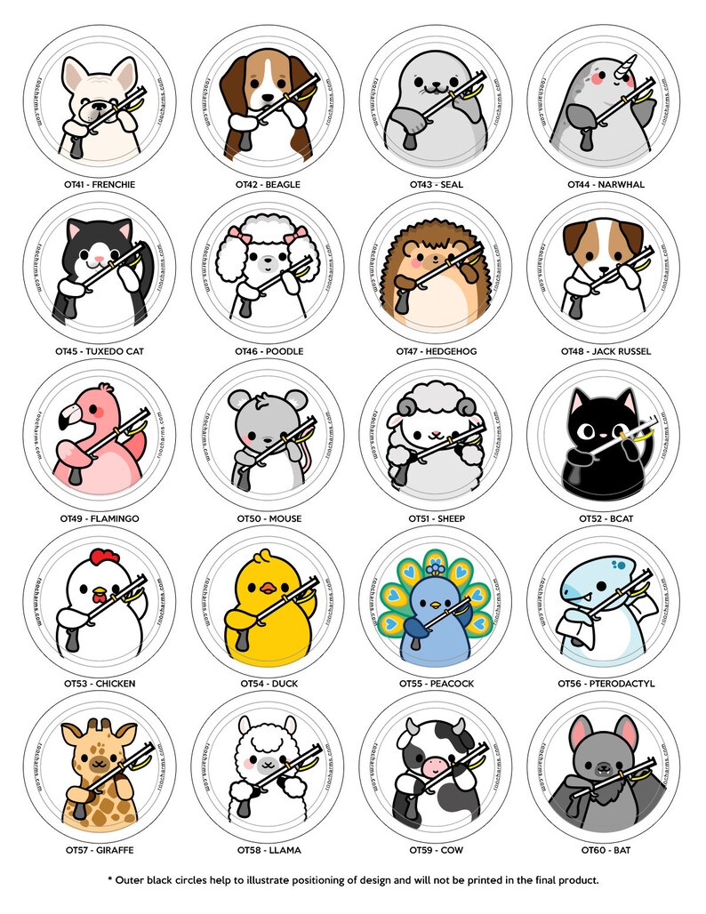 roocharms Cute Badge Reel Cute Badge Reel Physical Therapist Badge Reel PTA Badge Reel Occupational Therapist Badge Reel OT Badge Reel